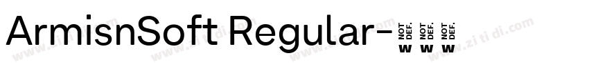 ArmisnSoft Regular字体转换